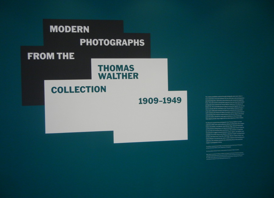 Object: Photo, Modern Photographs from the Thomas Walther Collection, 1909-1949 @MoMA