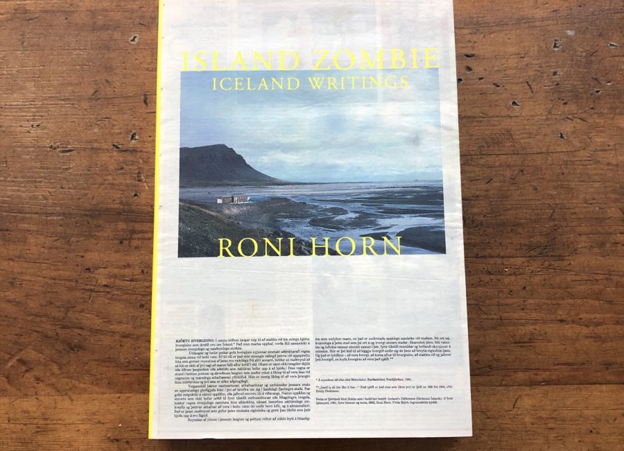 Roni Horn, Island Zombie: Iceland Writings