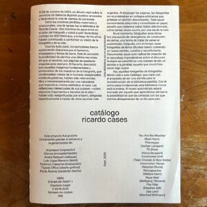 Ricardo Cases, Catálogo